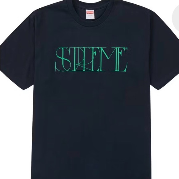 NEWBundle: 1 Dough Boy and 1 Trademark Supreme Navy T-Shirts. Adult Small - Picture 2 of 8